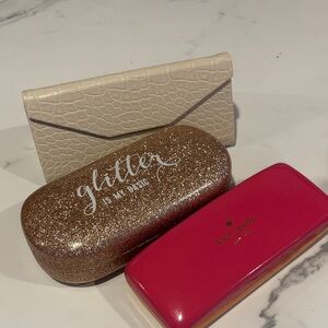 Kate Spade Fuchsia and Cream Clutch